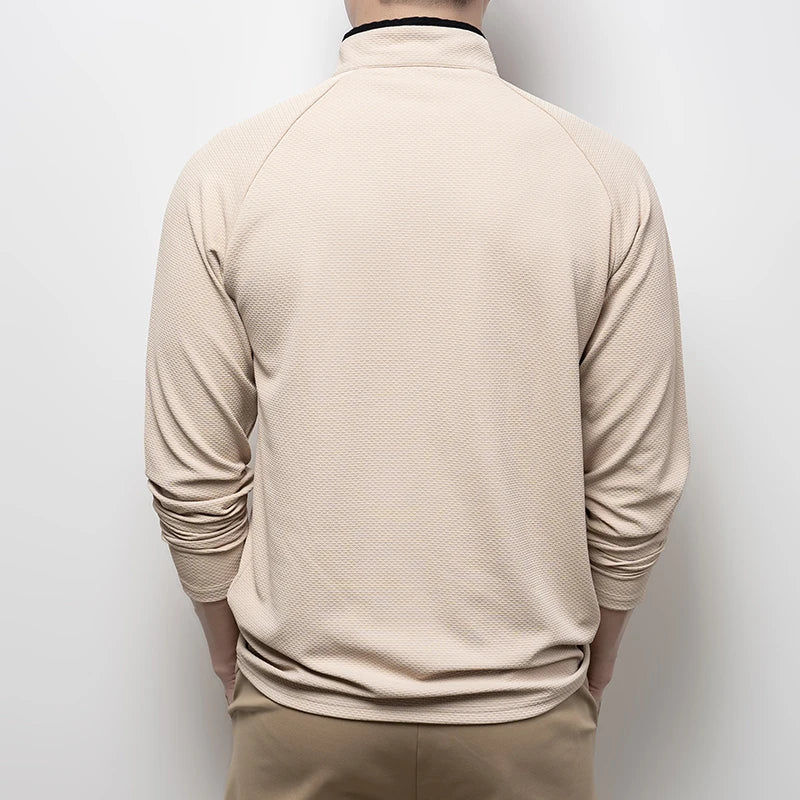 Autumn/Winter High Quality Men's/Women's Outdoor Sportswear Fashion Business Casual Breathable Long Sleeve T-Shirt Tops