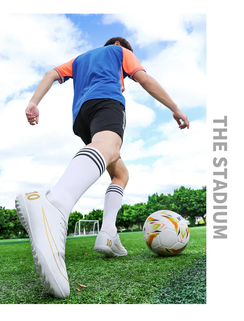 New Men Football Boots Sport Breathable Grass Professional Soccer Shoes High-quality Training Hot-selling Kids Unisex Students