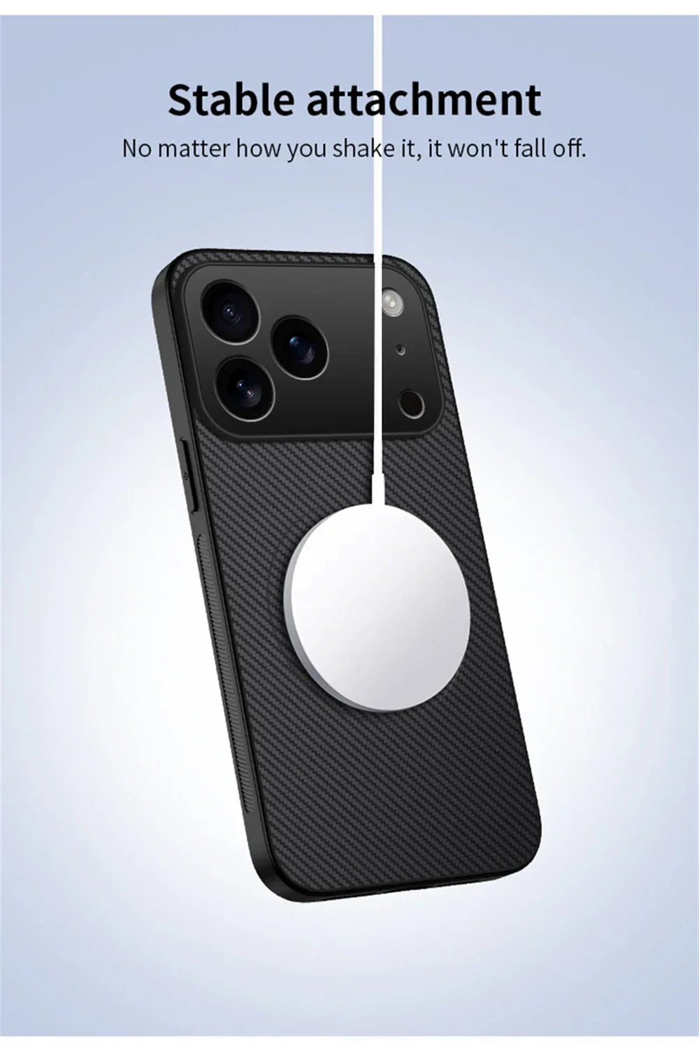Luxury Ultra Thin Carbon Fbier Magnetic Leather Case for iPhone 17 16 15 14 13 Pro Max 17Air 16E Magsafe Wireless Charging Cover