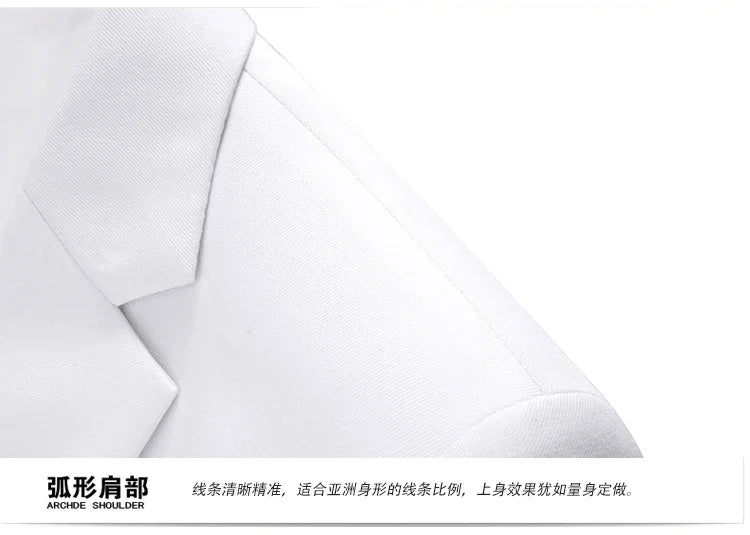 2025 Brand Fashion Men Double Breasted Tuxedo Business Suit/Male Slim Fit  Korean Casual Clothing/Men's Casual Jacket Blazers