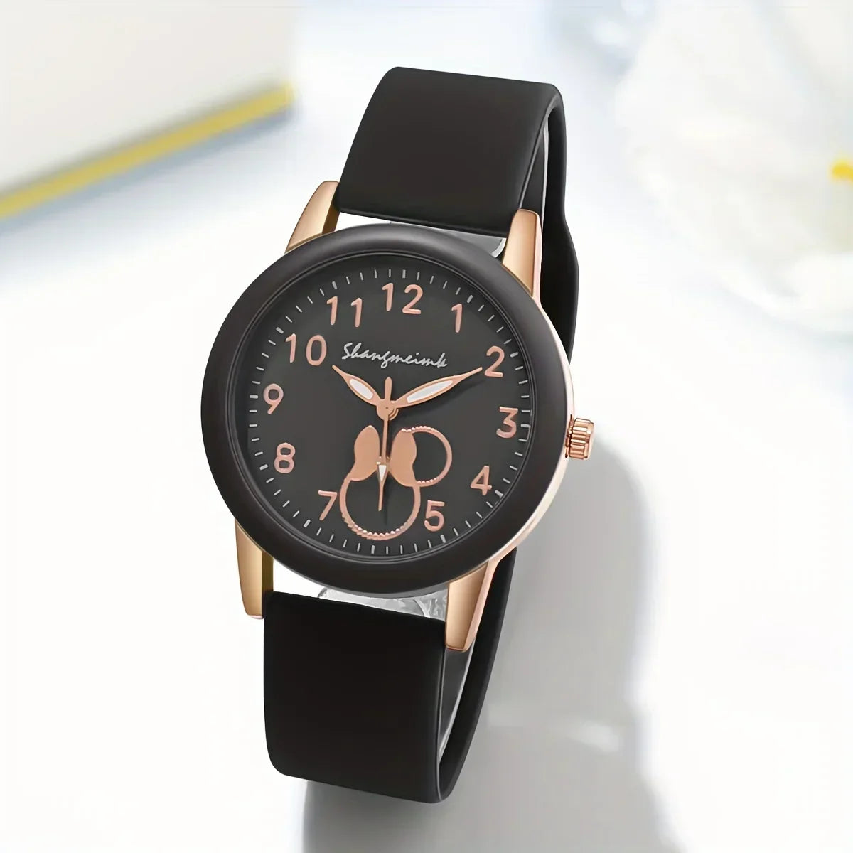 Casual Round Pointer Women Quartz Watch Cute Candy Color Analog Silicone Band Wrist Watch For Woman Clock