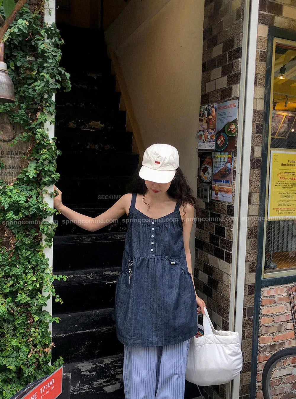 Korean Sle ort Denim Overalls Women's Faionable Summer Dr Vest Dr No Brand Commute Sle 00% Other Material
