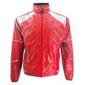 Punk Red Zipper Michael Casual Costumes America Fashion Style Jacket Outwear Imitation