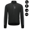 Men's Cycling Windbreaker Ultralight Reflective Windproof Jacket Men MTB Road Bike Wind Coat Long Sleeve Bicycle Clothing