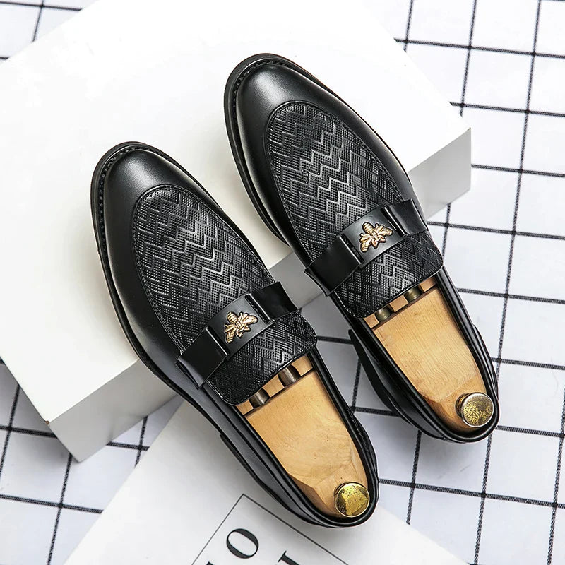 Fashion Size 6~13 Mens Dress Casual Leather Designer Wedding Mules Luxury Business Italian Slippers Loafers Oxford Shoes for Men