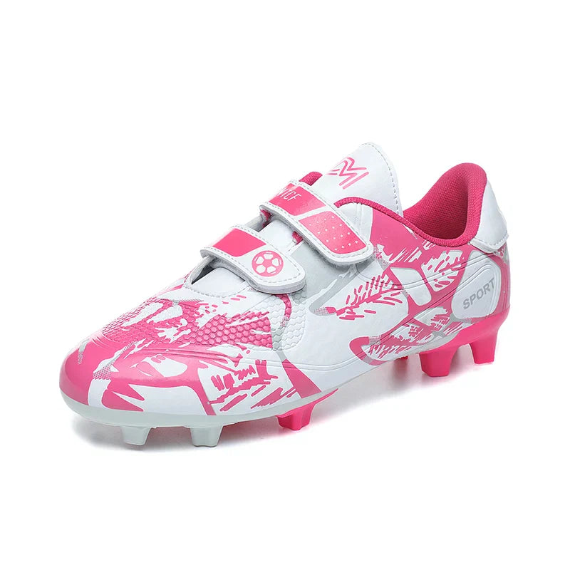 Professional Football Shoes Kids Futsal Sneakers Outdoor Low-cut Soccer Shoes Boys Lightweight Non-slip Children's Sports Shoes