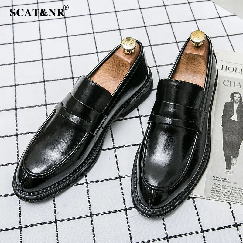 Men's Formal Leather Dress Shoes – Classic Business Footwear for Office & Events EU 40–48