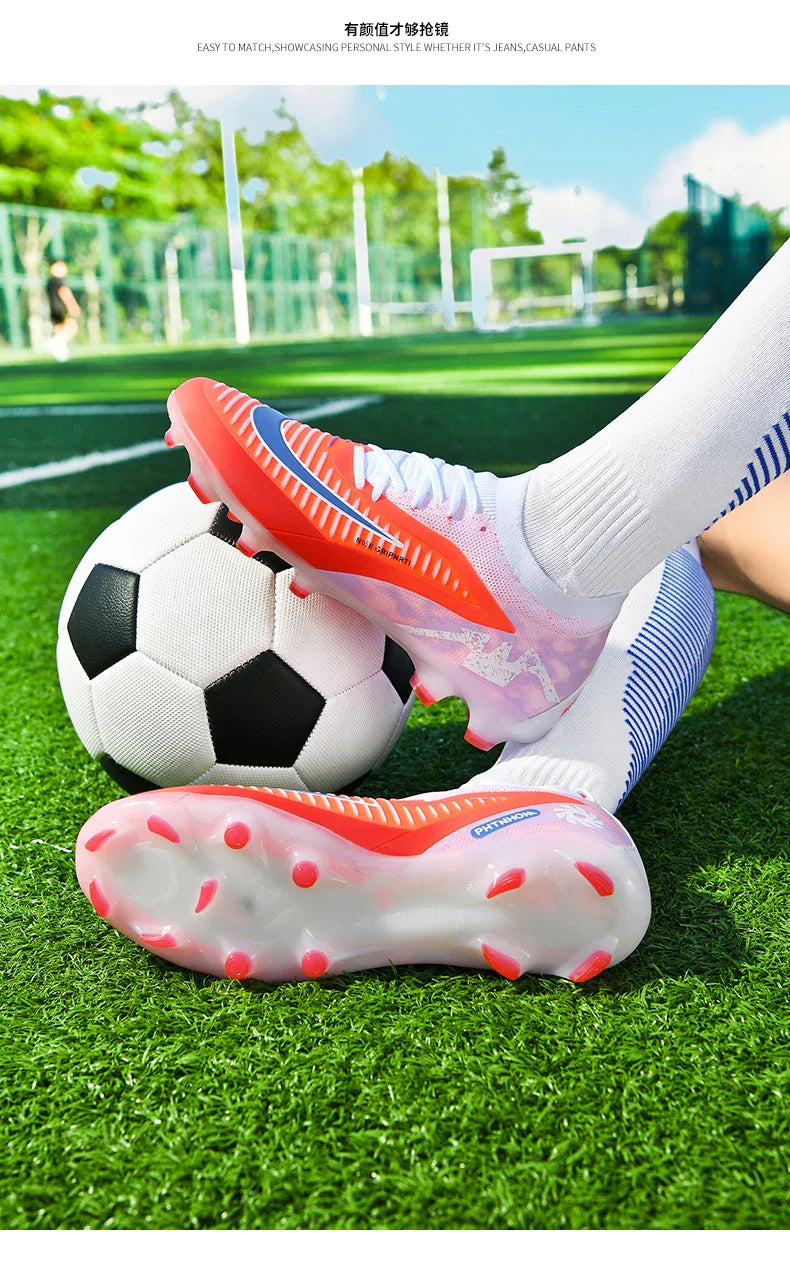 New Men Professional Soccer Shoes Unisex Ultralight Football Boots Training Wholesale Breathable Indoor Futsal Drop Shipping