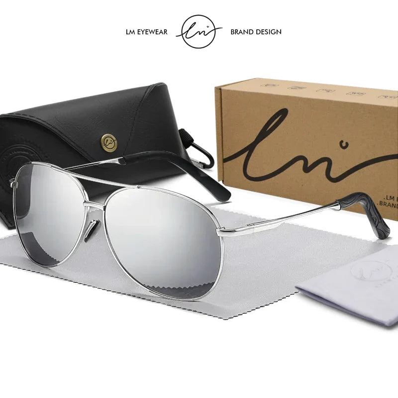 Classic Pilot Sunglasses Polarized Man Anti-Glare Safe Driving Glasses Woman Fishing Goggles Unisex UV400 Gafas De Sol