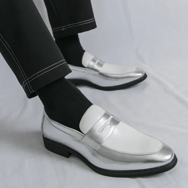 Men Shoes for Wedding Moccasins 2025 New Loafers for Men Breathable Man Slip on Flats Leisure Walk Driving Shoes Walking Shoes