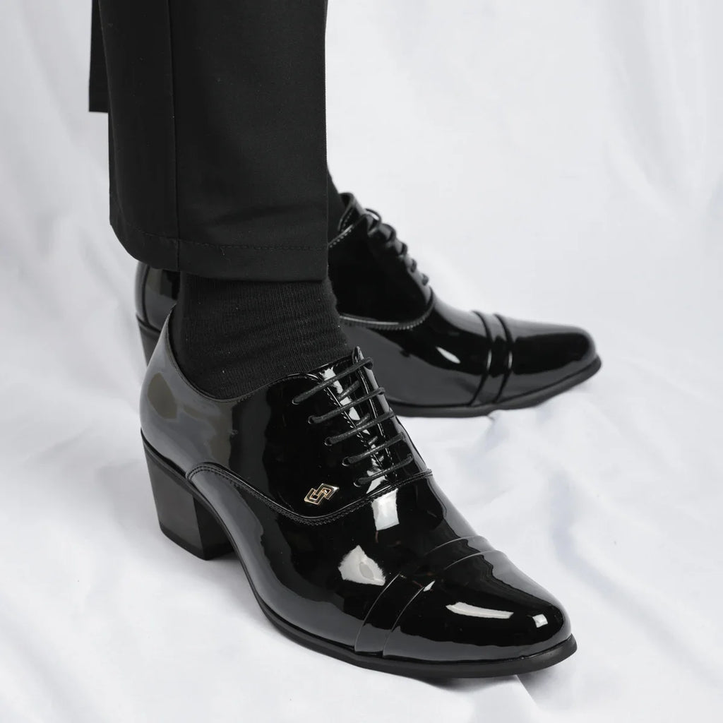 Trendy Men's Casual Black Brown Lace Up Oxford Cuban Shoes Gentleman Business Flats Dress Homecoming Footwear Zapatos Hombre