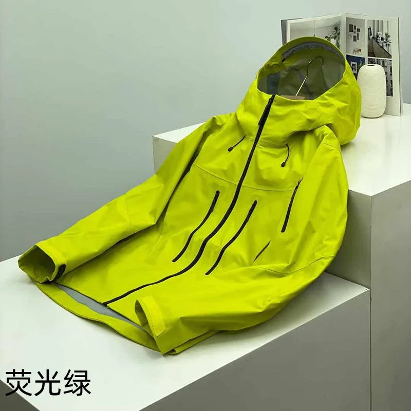 Outdoor Men's and Women's, Sports, Fishing, Mountaineering, Travel, Fashion, Camping, Leisure, Multicolor Hardshell Jacket