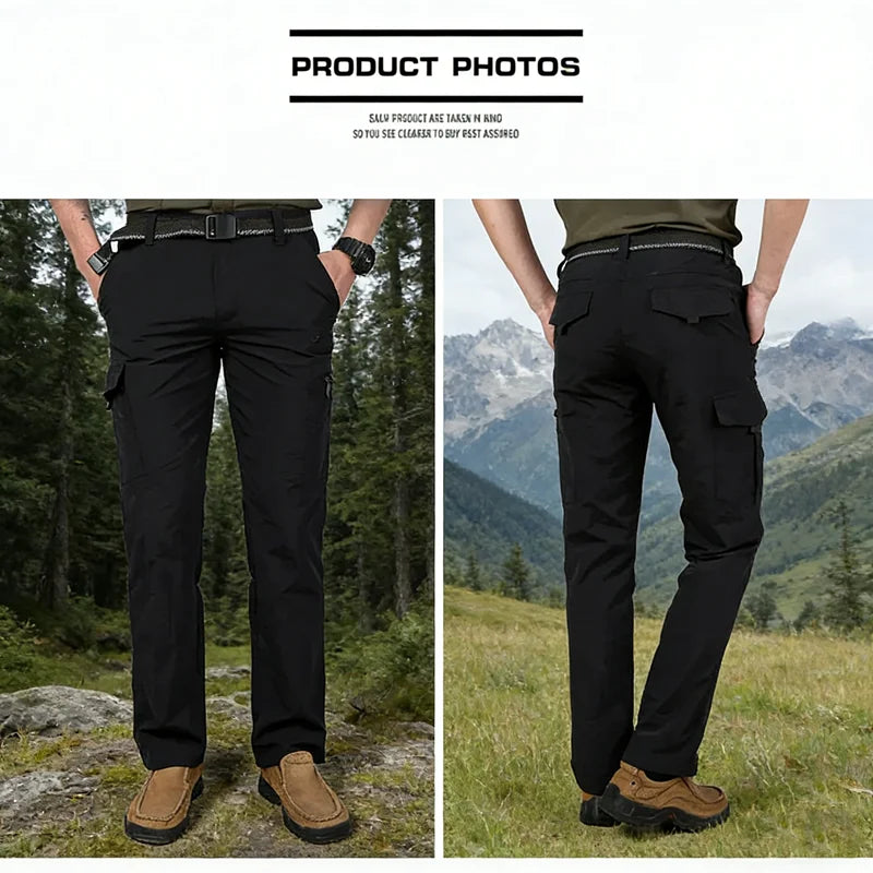 Ultra Light Thin Outdoor Quick Dry Pants Men Breathable Summer Casual Hiking Camping Canyoning Long Trousers Male Cargo Pant New