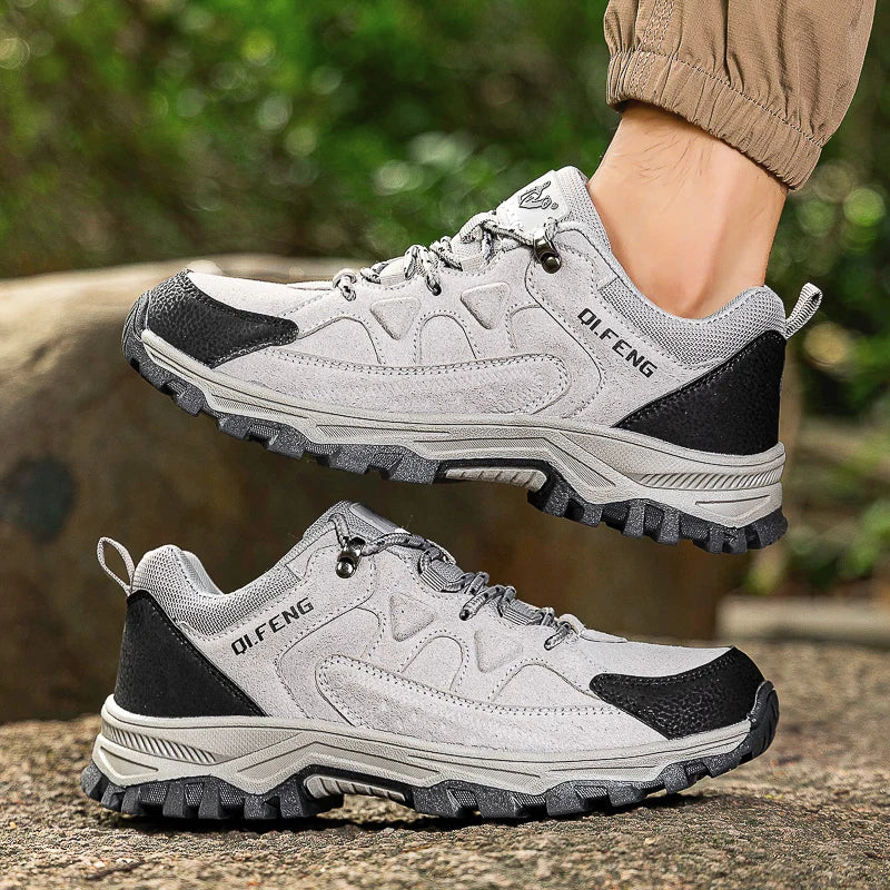 PLUS SIZE Men Women Adventure Sneakers Durable Grip Non-Slip Shoes Lace-Up Comfort Ideal for Outdoor Hiking Boots Men Footwear