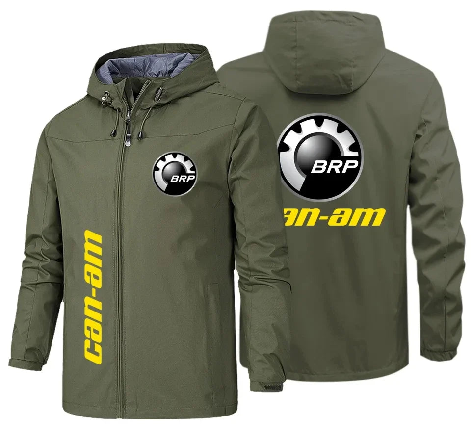 Logo Printed Men's Tactical Military Jacket Outdoor Hoodie Zipper Casual S-5XL 2024 Spring and Autumn New Collection