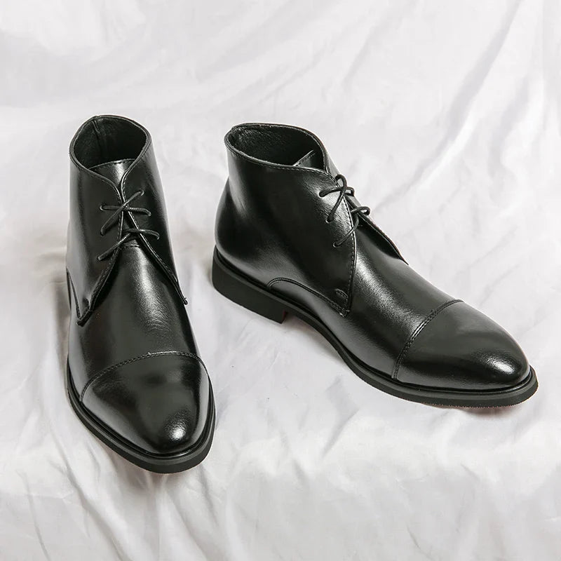 Luxury Leather Men Boots