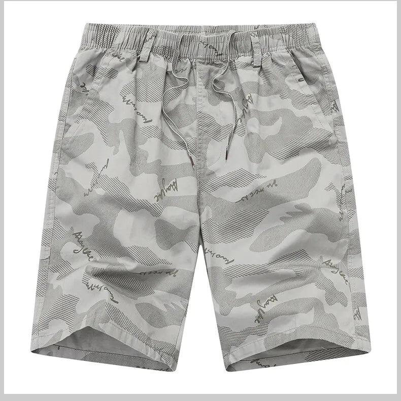 Men's Elastic Waist Sweat Shorts Relaxed Fit Mens Cargo Shorts Casual Gym Shorts Drawstring Cotton Shorts