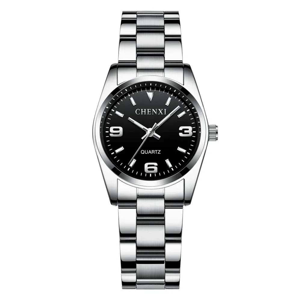 6 Colors Watch Luxury Women's Casual Watches Waterproof Watch Women Fashion Dress Rhinestone WristWatch CX021B