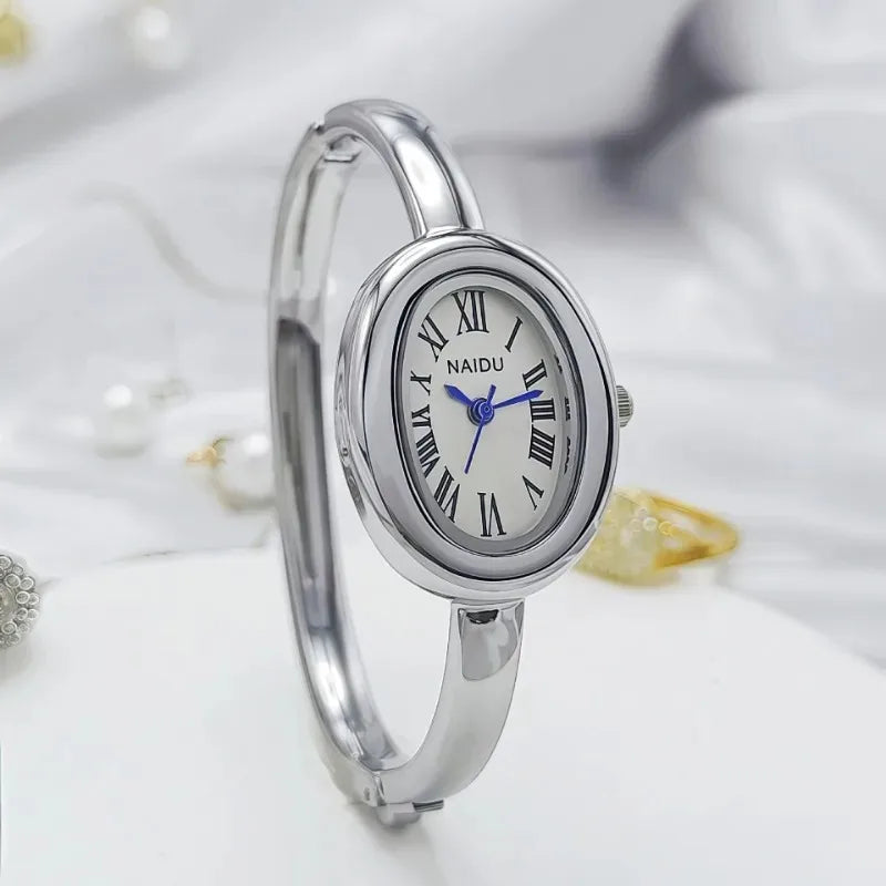 Brand Quartz Watch for Women Luxury Gift Girl Wristwatches Ladies Bracelet Wristwatches Stainless Steel Strap Small Dial Watch