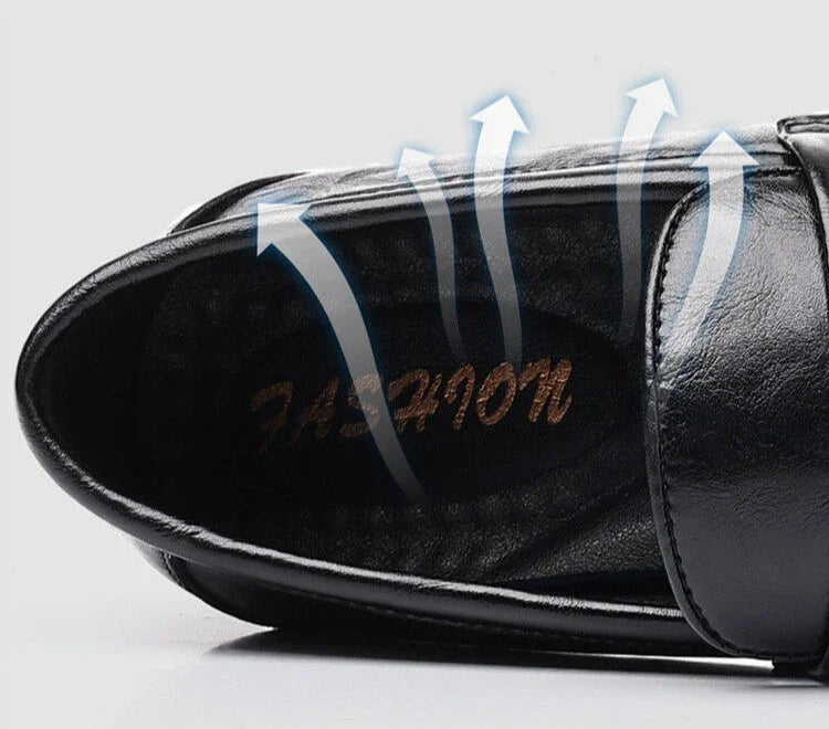 Brown Flat Leather Loafers Shoes for Men Fashion 2025 Classic Original Size Man Casual Shoe 45 Comfortable Shipping Free New In