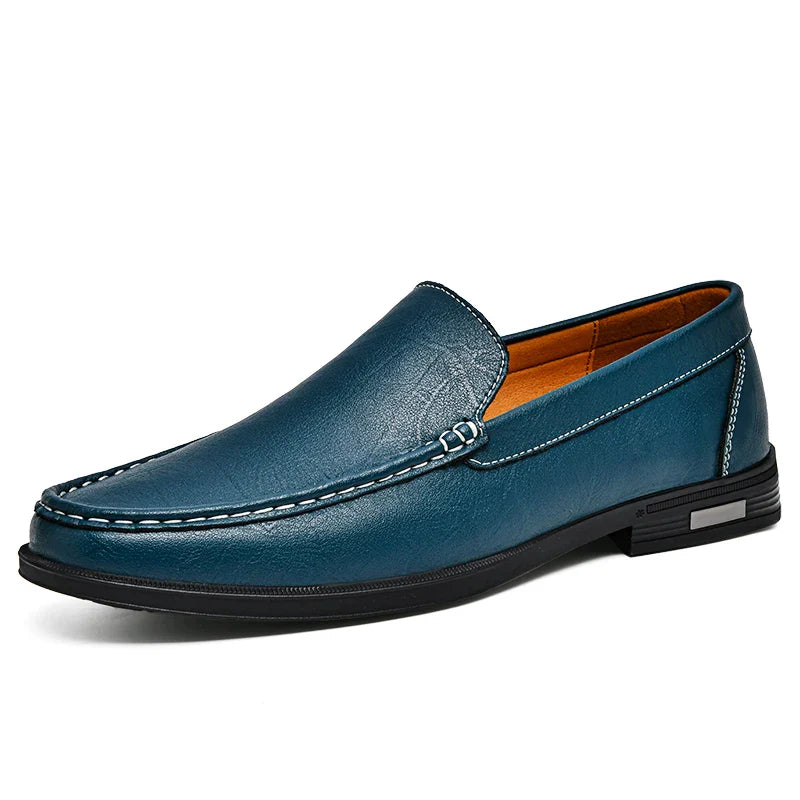 Male Comfy Walking Shoe Genuine Leather Slip on Mens Loafers New Trend Casual Shoes Men Designer Moccasins Hot Sale Drive Shoes