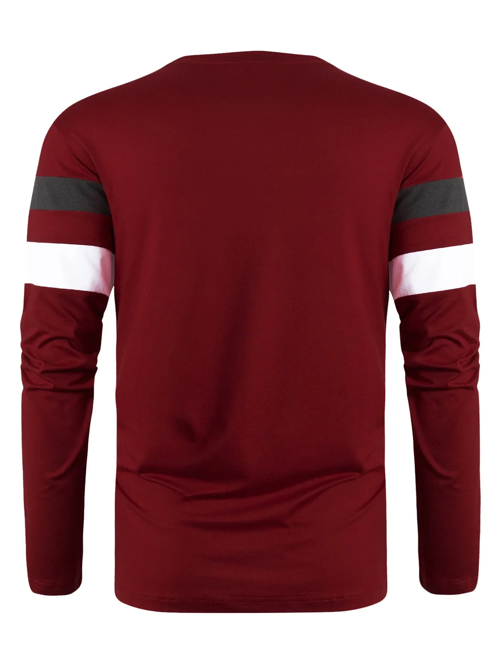 2026 Autumn Men's T-Shirt Clothing Fashion Oversized Crew Neck Long Sleeve T-Shirt Top Simple Casual Stripe T-Shirts For Men