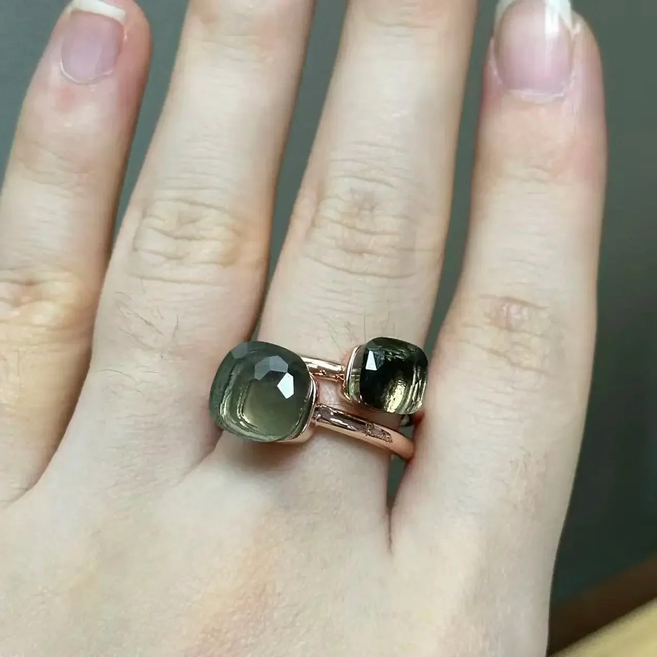Classic and Petite Ring Set for Women Colorful Cyrstal Fashion Jewelry Gift Vanlentine's Day