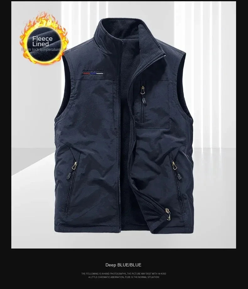 Outdoors Gilet Men Casual Heated Vest Man Body Warmer Hiking Clothing Luxury Thermal Fashion Men's Heating Winter Coat Plus Size