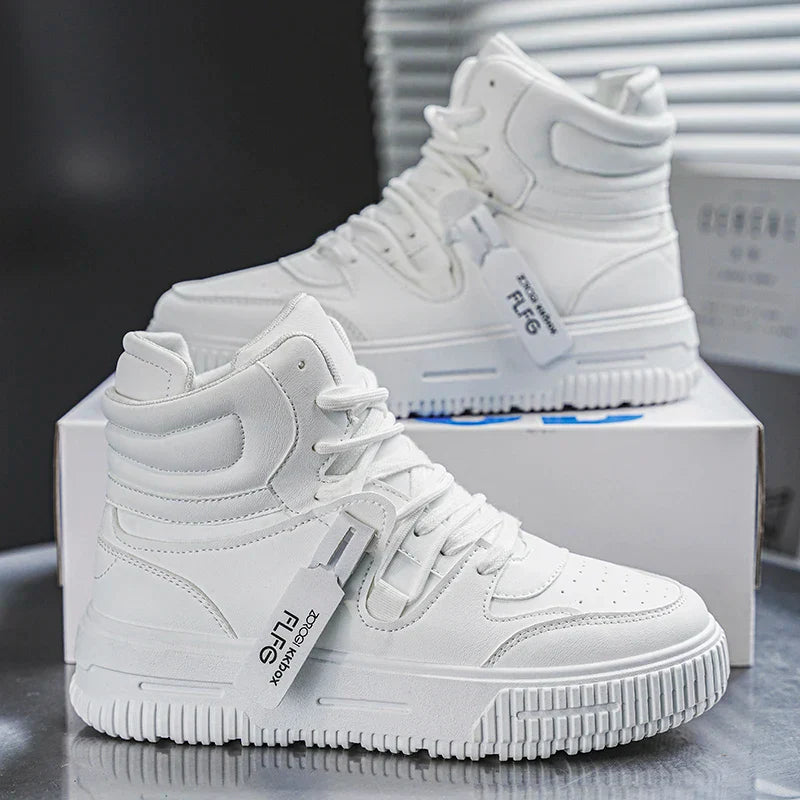 New Fashion Men's Sneakers Soft Comfortable Non Slip Wear Resistant Sole Daily Casual Men Shoes Preppy Winter Skate Ankle Boots