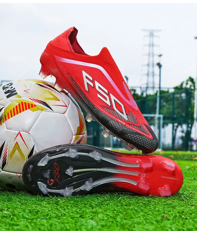 New Men Football Boots High-quality Soccer Shoes Sneakers Match Indoor Non-Slip Grass Cleats Mid-top Light Hot-selling Outdoor