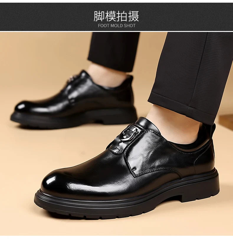 Business Men Shoes Patent Leather Man Brogues Shoes Fo Man Dress Shoe Loafers Pointed Toe Male Moccasins Plus Size Shoes for Men