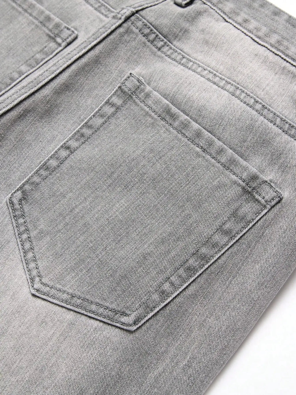 1pc Men's Slim Denim Pants, New Trend Party Street Style, Pocket Jeans, Suitable for Daily Wear for Couples in All Seasons