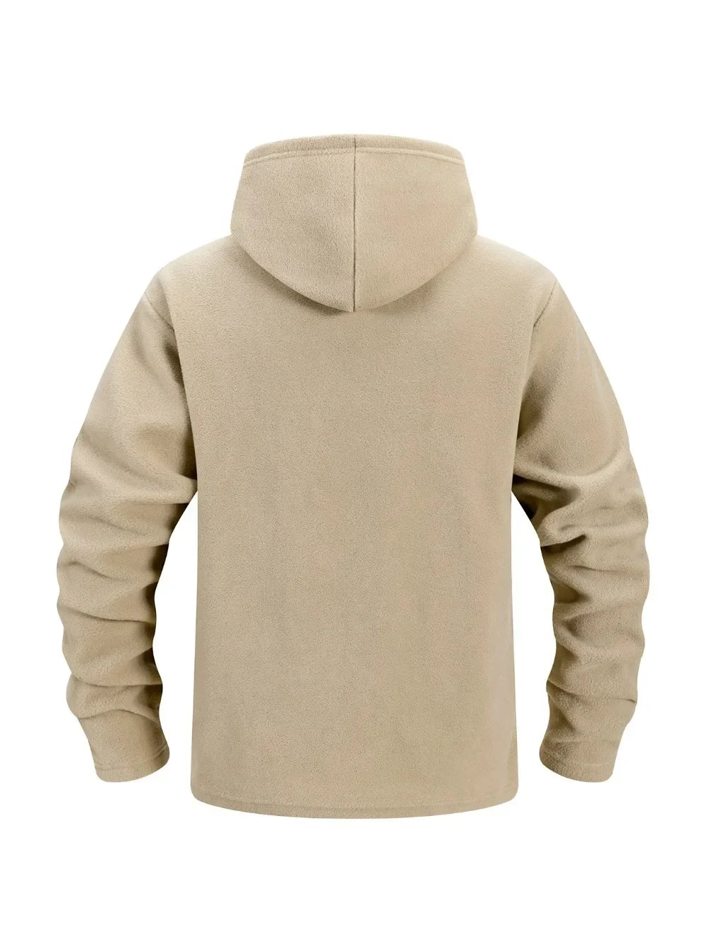 Men's Tactical Jacket Autumn Winter Thickened Warm Hooded Jackets Coats Outdoors Sports Full Zip Up Hoodies Hiking Outwear