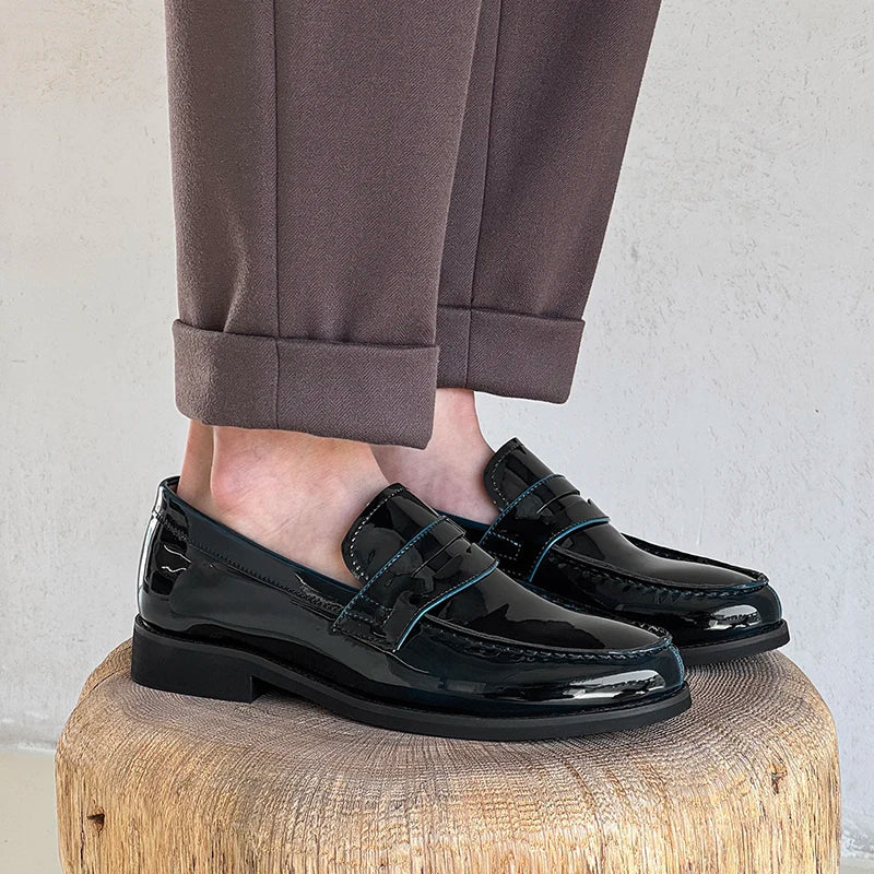 2025New Men Casual Oxford Shoes Genuine Leather Business Tooling Shoes Comfy High Quality Outdoor Antiskid Loafers Walking Shoes