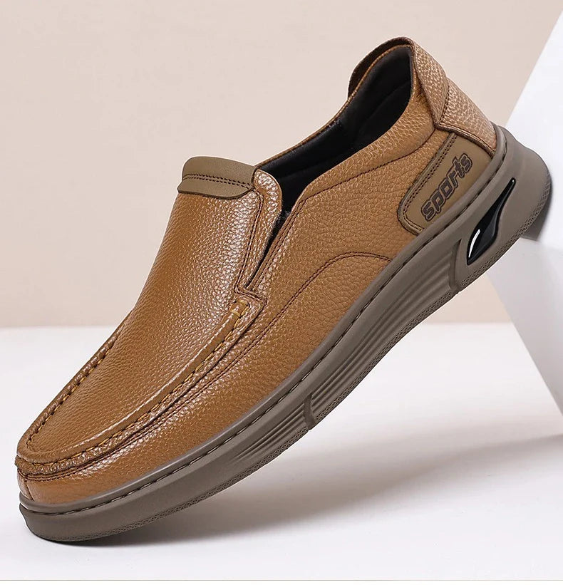 Spring Summer 2026 New Loafers for Men Soft Sole Fashion Business Casual Leather Shoes Male British Style Designer Shoe Man