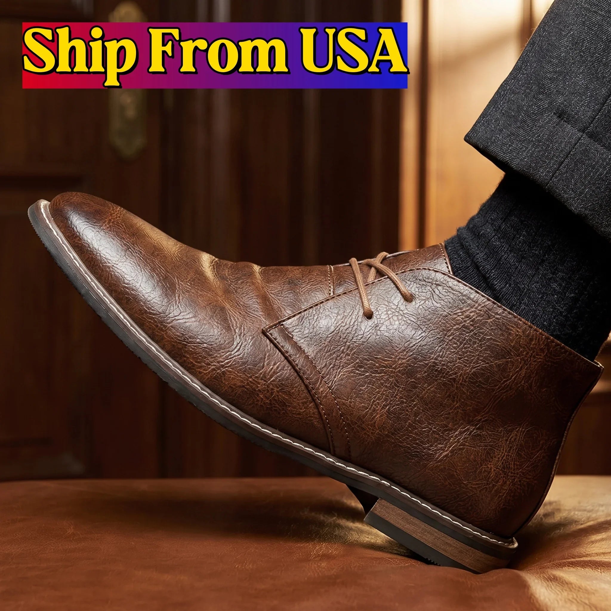 Classic Chukka Boots Men 2026 Brand Comfortable Fashion Retro Desert Boots