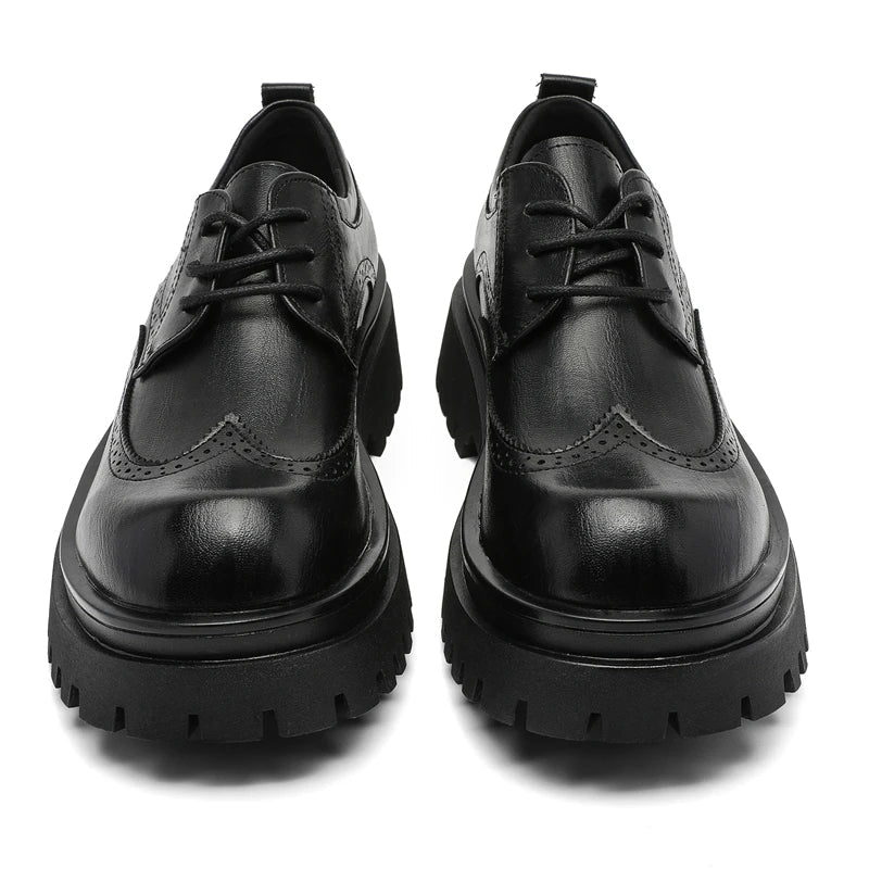 Brand Man Shoes Formal Green Glossy Leather Shoes for Men Lace Up Oxfords for Male Wedding Party Office Business Casual Shoe Men