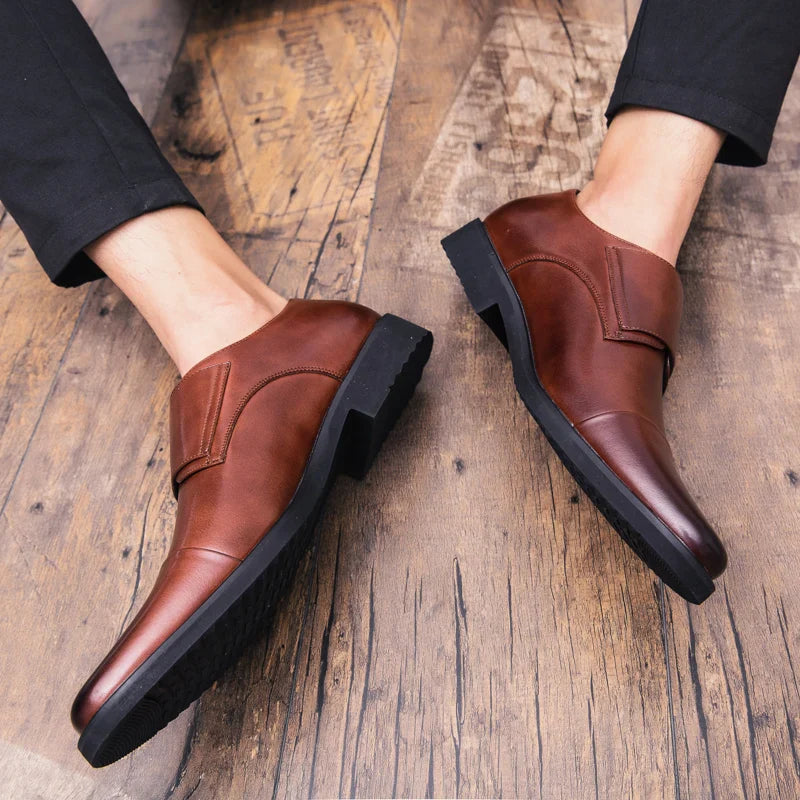 Men Oxfords Shoes Genuine Leather Luxury Men Dress Shoes Lace Up British Business Casual Shoes Men Wedding Shoes Chaussure Homme