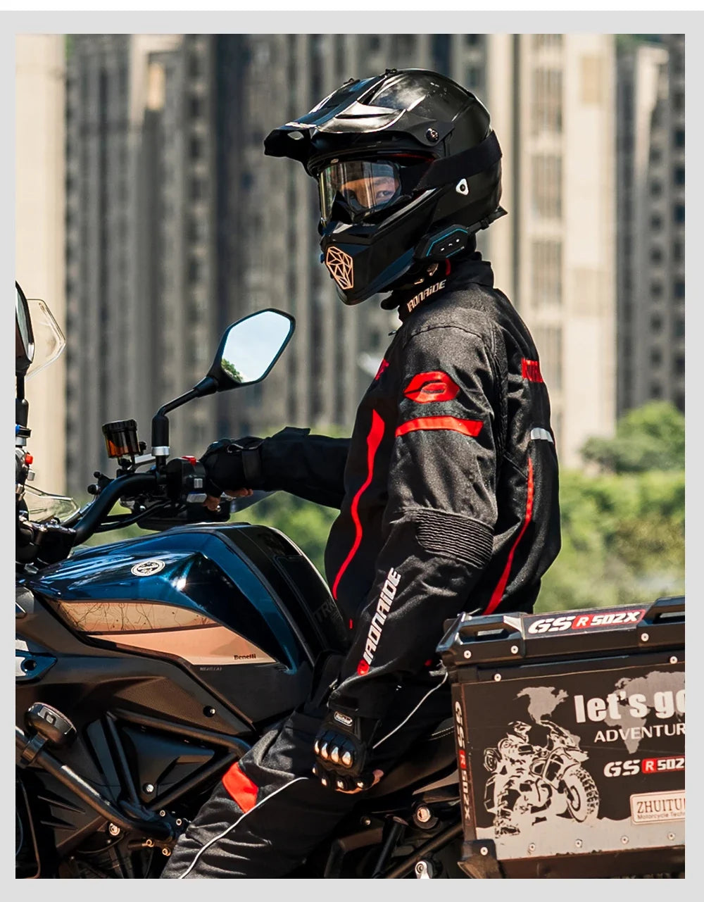 Motorcycle Jacket Waterproof Motorcross Jacket Pants Moto Jacket Windproof Riding Motorbike Clothes With Protective Gear M-3XL