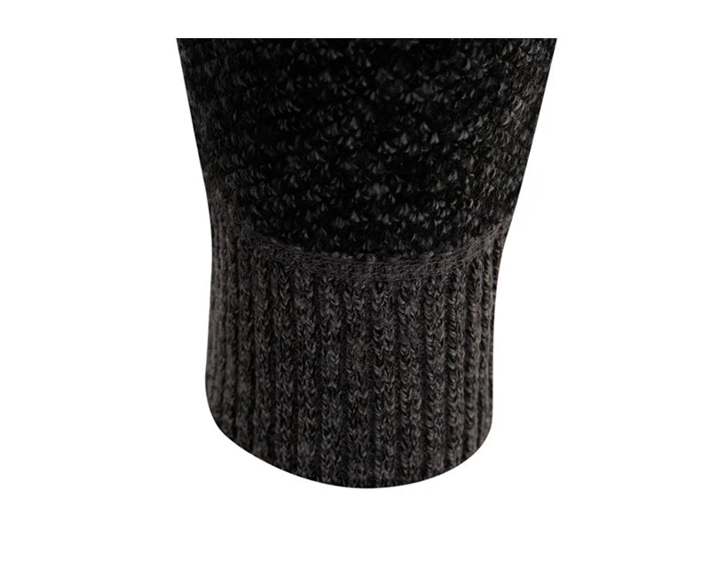 Autumn Spring Sweater Men's Cardigan Zip Up Turtleneck Jacket Y2K Sweatshirt Winter Hombre Cold Coat Knitted Jumper Sweatercoat