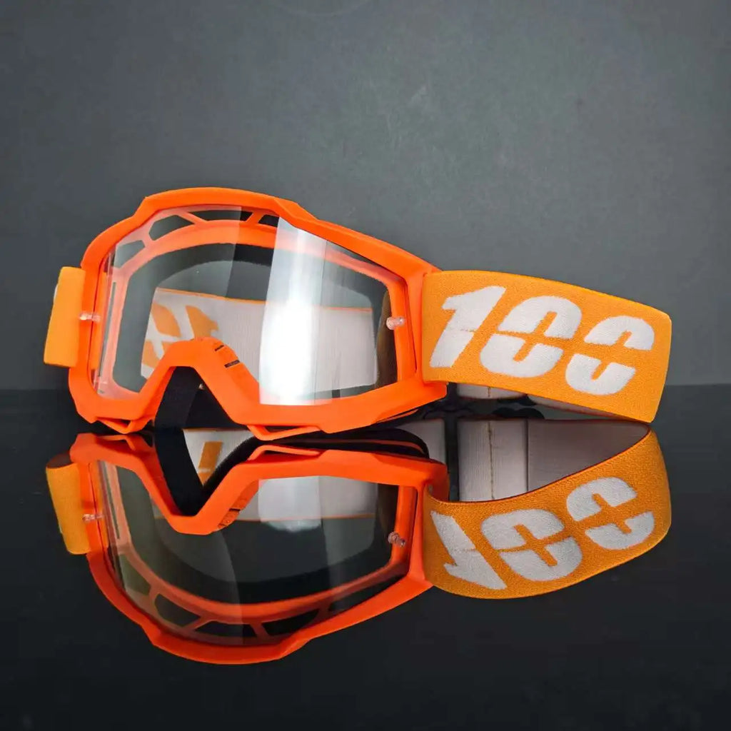 100 Motorcycle Goggles Cycling Glasses Outdoor Off-Road Ski Outdoor Sport MX ATV Dirt Bike Racing Motocross