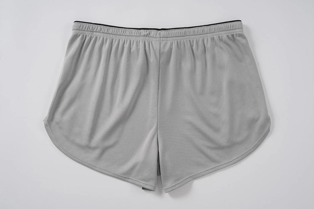Men's Mesh Running 3" Shorts Quick Dry Lightweight Athletic Workout Gym Shorts Zipper Pockets Shorts Outdoor Fitness