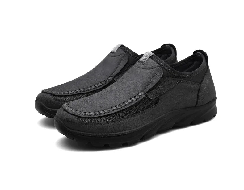 Men Casual Shoes Breathable Loafers Sneakers Fashion Comfortable Flat Handmade Retro Leisure Loafers Shoes Men Shoes