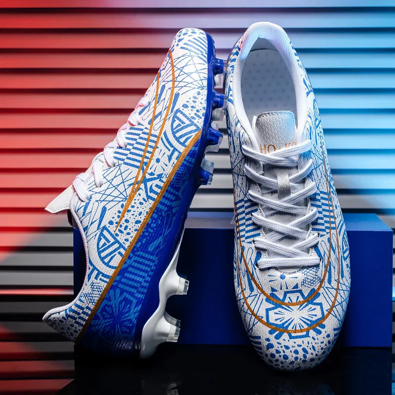 Breathable football shoes for men, FG/AG long nail artificial turf suitable for training and competition