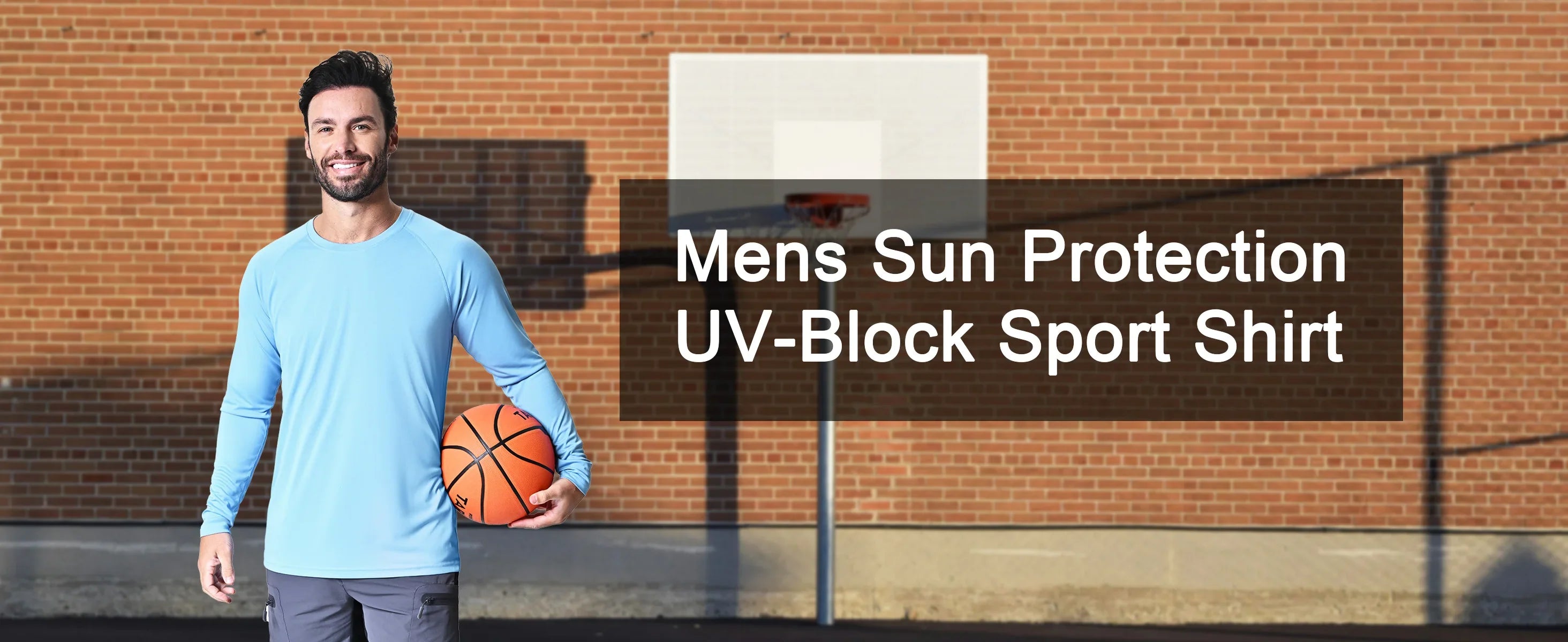 UPF 50+ Sun Protection T-shirts Men's Quick Dry Long Sleeve Athlectic T Shirts Performance Sports T-shirts Tee Tops