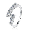 Full 3mm Moissanite Wedding Ring 925 Sterling Silver Eternity Band Engagement Bride Party Rings For Women Fine Jewelry