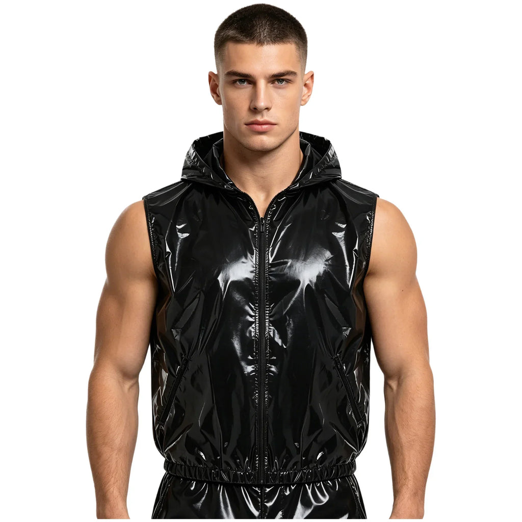 Mens Waterproof Hooded Jacket Tops Breathable Raincoat Waterproof Windproof Outdoor Biking Fishing Jacket Hood Outerwear