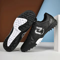 TF Turf Soccer Cleats for Kids Youth Men Women Breathable Non-Slip Training Shoes with PU Fabric Rubber Sole