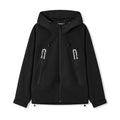 Jacket Men Outdoor Sport Loose Hooded Patchwork Mesh 2025 Autumn Textured Top Menswear Clothing Jackets