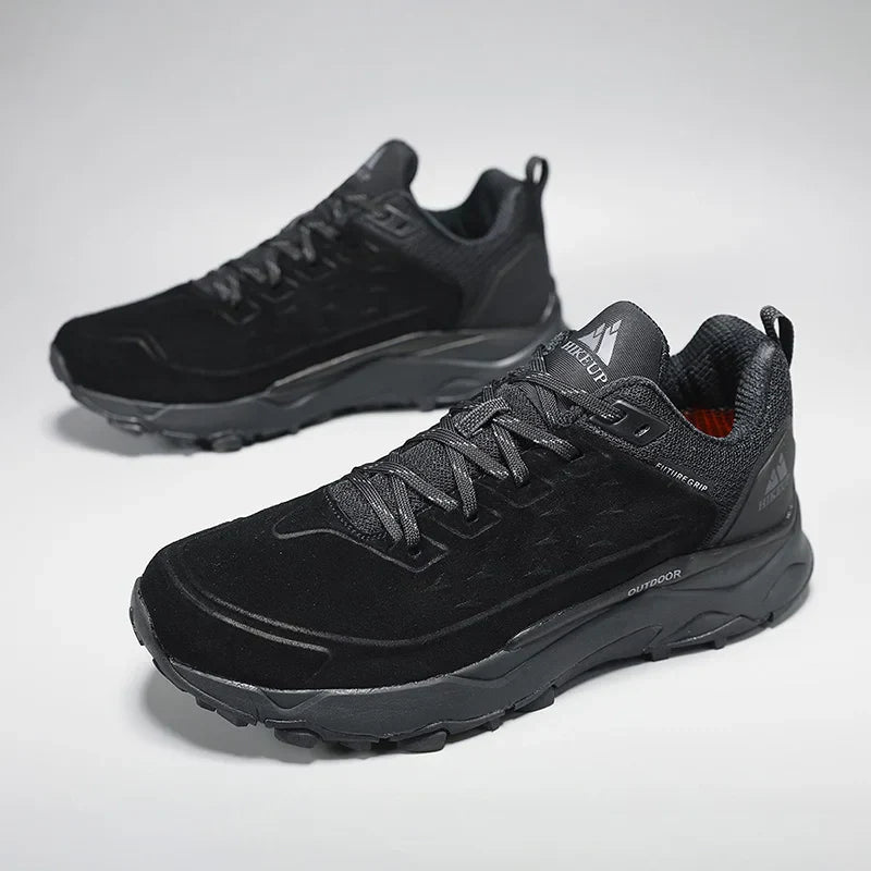 Hiking Shoes for Men Outdoor Sports Camping Hunting Walking Shoe Suede Genuine Leather Breathable Sneaker Non-slip